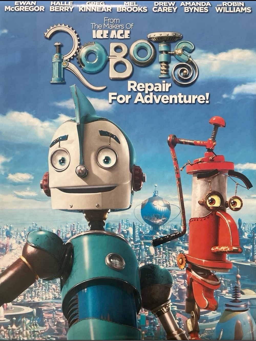 Robots Movie Poster - Aprox Size 24x36 Inches